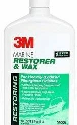 New 😍 3M(TM) Marine Restorer And Wax, 09006, 32 Oz, 6 Per Case 🌟