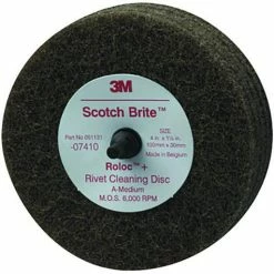 Flash Sale 💯 3M 07410 Scotch Brite Rivet Cleaning Disc 4"x1 1/4" (Box Of 10) 😍