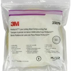 Best Sale ⌛ 3M 33279 9" Perfect-It Low Lint Wool Compound Pad 😍