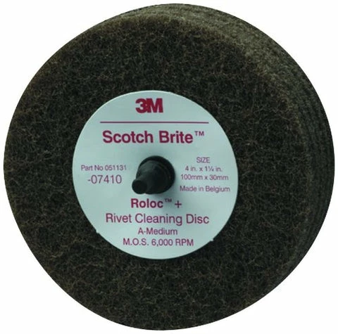 Flash Sale π― 3M 07410 Scotch Brite Rivet Cleaning Disc 4"x1 1/4" (Box Of 10) π 2 Flash Sale π― 3M 07410 Scotch Brite Rivet Cleaning Disc 4"x1 1/4" (Box Of 10) π - Image 2