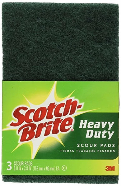 Buy π 3M 50218 Scotch-Brite Heavy Duty Scour Pad 223, 6 In X 3.8 In, 24 Packs Of 3 β€οΈ 1 Buy π 3M 50218 Scotch-Brite Heavy Duty Scour Pad 223, 6 In X 3.8 In, 24 Packs Of 3 β€οΈ