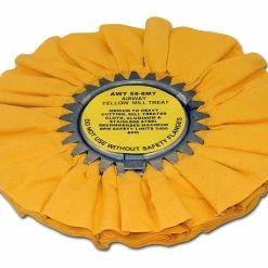 Cheapest ❤️ Zephyr AWY-58-8-MT Yellow Airway Mill Treat 8" Buffing Wheel 🎉
