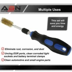 Best deal ✔️ 1/4" Inch Drill Wire Brush 38-Piece Set – Stainless Steel, Brass Nylon ABN 0295 ⌛ -Meguiar’s Shop abn 0295 3 large