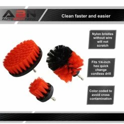 Best Sale π Power Scrubber Drill Brush Attachment 3 Piece Set For 1/4in Drive ABN 3pcDrillBrushSet_PNT π 49 Best Sale π Power Scrubber Drill Brush Attachment 3 Piece Set For 1/4in Drive ABN 3pcDrillBrushSet_PNT π -Meguiarβs Shop abn 804879 4 large