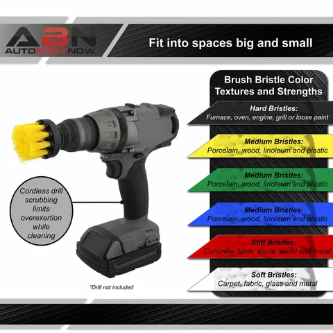 Cheapest π 1/4in Drive Power Scrubber Detailing Brush Set - 4pc Drill Brush Kit ABN 4pcDrillBrushSet_PNT π 29 Cheapest π 1/4in Drive Power Scrubber Detailing Brush Set - 4pc Drill Brush Kit ABN 4pcDrillBrushSet_PNT π - Image 29