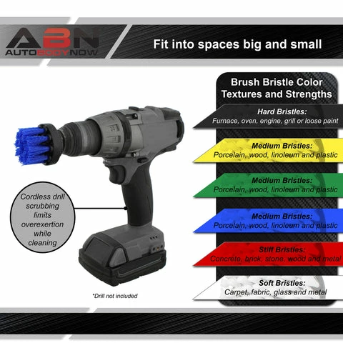 Cheapest π 1/4in Drive Power Scrubber Detailing Brush Set - 4pc Drill Brush Kit ABN 4pcDrillBrushSet_PNT π 30 Cheapest π 1/4in Drive Power Scrubber Detailing Brush Set - 4pc Drill Brush Kit ABN 4pcDrillBrushSet_PNT π - Image 30