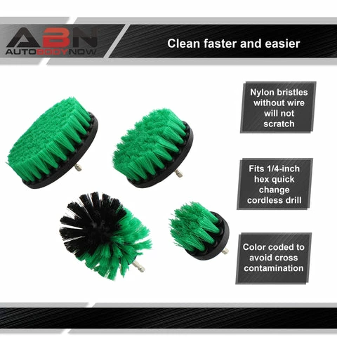 Cheapest π 1/4in Drive Power Scrubber Detailing Brush Set - 4pc Drill Brush Kit ABN 4pcDrillBrushSet_PNT π 19 Cheapest π 1/4in Drive Power Scrubber Detailing Brush Set - 4pc Drill Brush Kit ABN 4pcDrillBrushSet_PNT π - Image 19