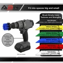 Cheap 🤩 5 Drill Brush Power Scrubber Set For Home And Auto With Extension ABN 5pcDrillBrushSet_PNT 🥰 -Meguiar’s Shop abn 804978 5 large