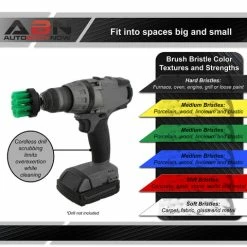 Cheap 🤩 5 Drill Brush Power Scrubber Set For Home And Auto With Extension ABN 5pcDrillBrushSet_PNT 🥰 -Meguiar’s Shop abn 804985 5 large