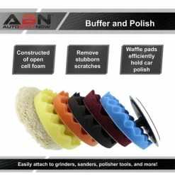 Outlet 🧨 Polishing Pads Kit 8in 5pc Buffing Kit Buffer Pad Drill Attachments ABN 809041 🎉 -Meguiar’s Shop abn 809041 4 large