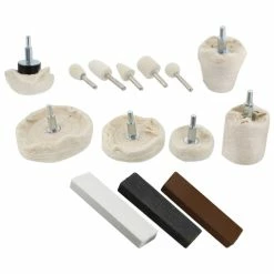 Best deal 🎁 Aluminum Polishing Buffing Kit Attachments And Polishing Compound Set ABN 810153 ✔️