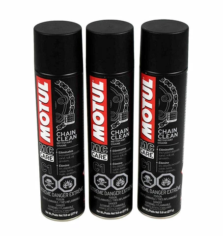 Deals 🧨 Motul 103243 C1 Chain Clean O, X & Z-Ring Compatible 400mL/9.8 Fl Oz Can 3 Pack 🤩 1 Deals 🧨 Motul 103243 C1 Chain Clean O, X & Z-Ring Compatible 400mL/9.8 Fl Oz Can 3 Pack 🤩