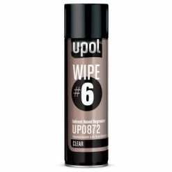 Flash Sale ✨ U-POL 0872 Wipe#6 Solvent Based Degreaser, Clear, 450 Ml Aerosol (Upol 872) 🎉